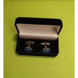 Custom Cufflinks, Tie Clip & Lapel Pin Set in Elegant Gift Box