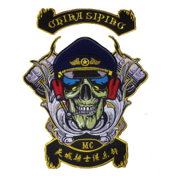 Biker & Motor Club, Grote Formaat Rug Patches en Badges,  op maat gemaakt