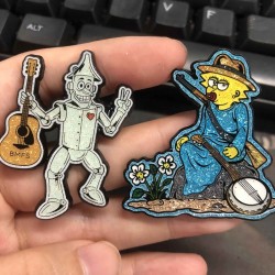 Custom Glitter Enamel Pins...