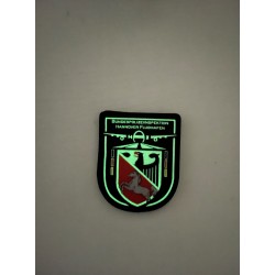 Glow-in-dark woven badges