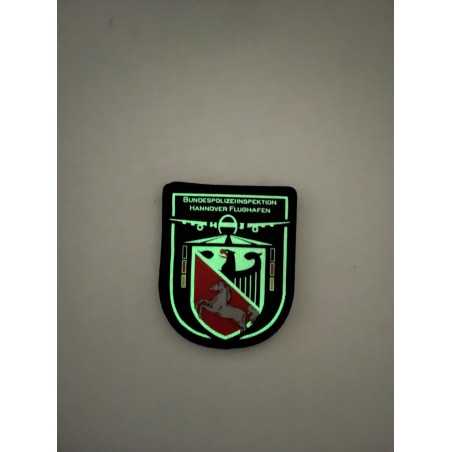 Glow-in-dark woven badges