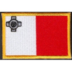 Custom-Made Embroidered Flag Badges