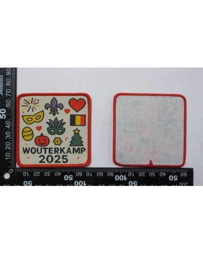 Custom woven scout badges...