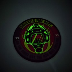 Militairy Rubber/PVC badges, custom made